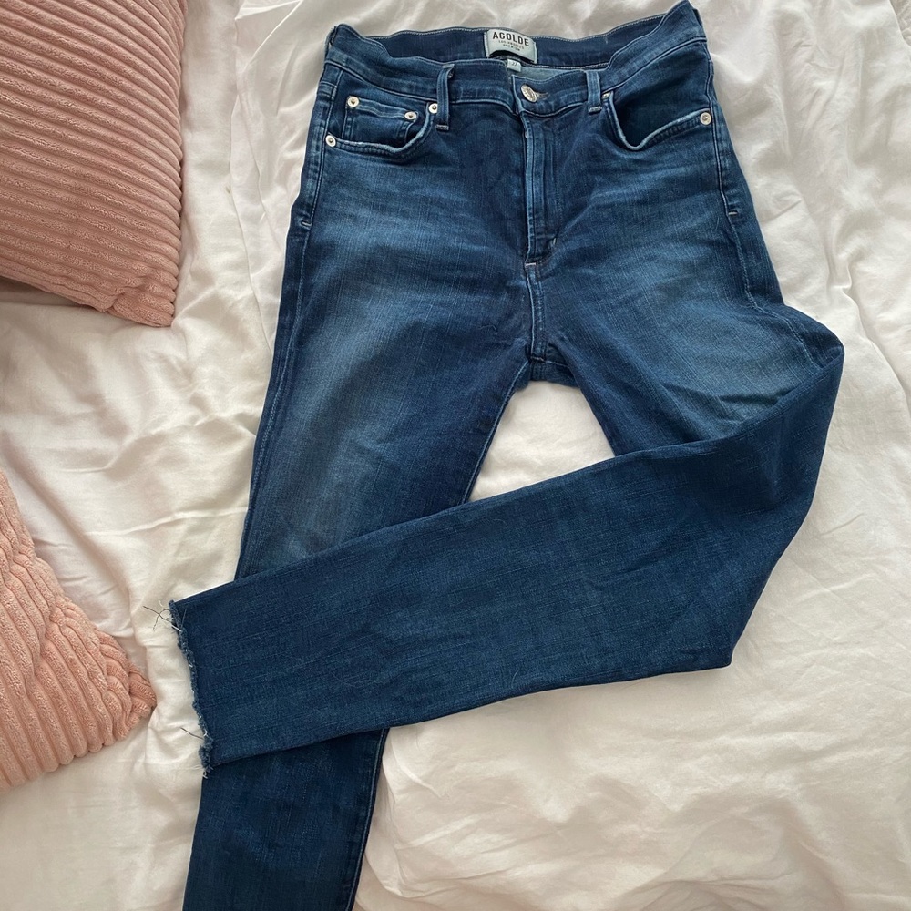 COPY - Agolde Sophie Mid Rise Skinny Jeans